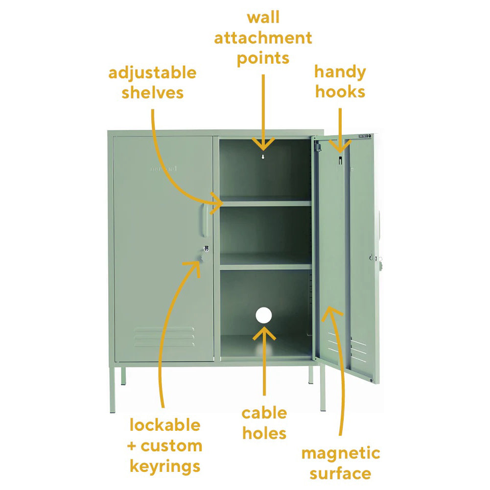 Mustard Made The Midi in Sage what's inside