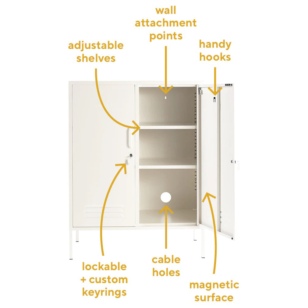 Mustard Made The Midi in White/Chalk what's inside