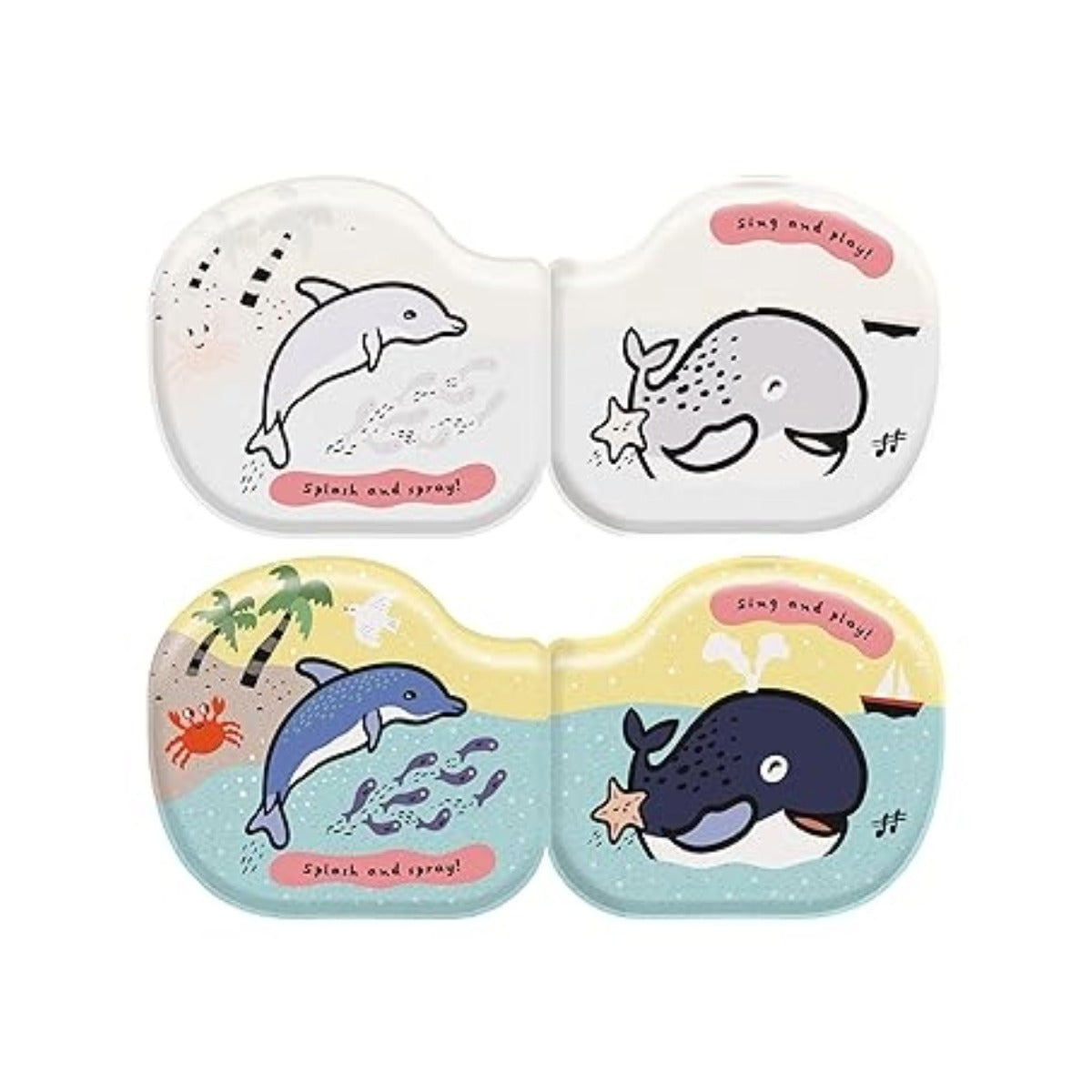 Wee Gallery Bath Book - Whale & Friends