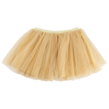 Load image into Gallery viewer, short gold tutu skirt from obi obi paris for kids
