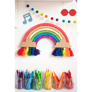 diy rainbow in fun colours from koko cardboards for kids