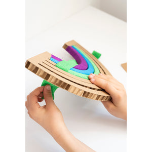 classic rainbow diy cardboard for kids from koko cardboards
