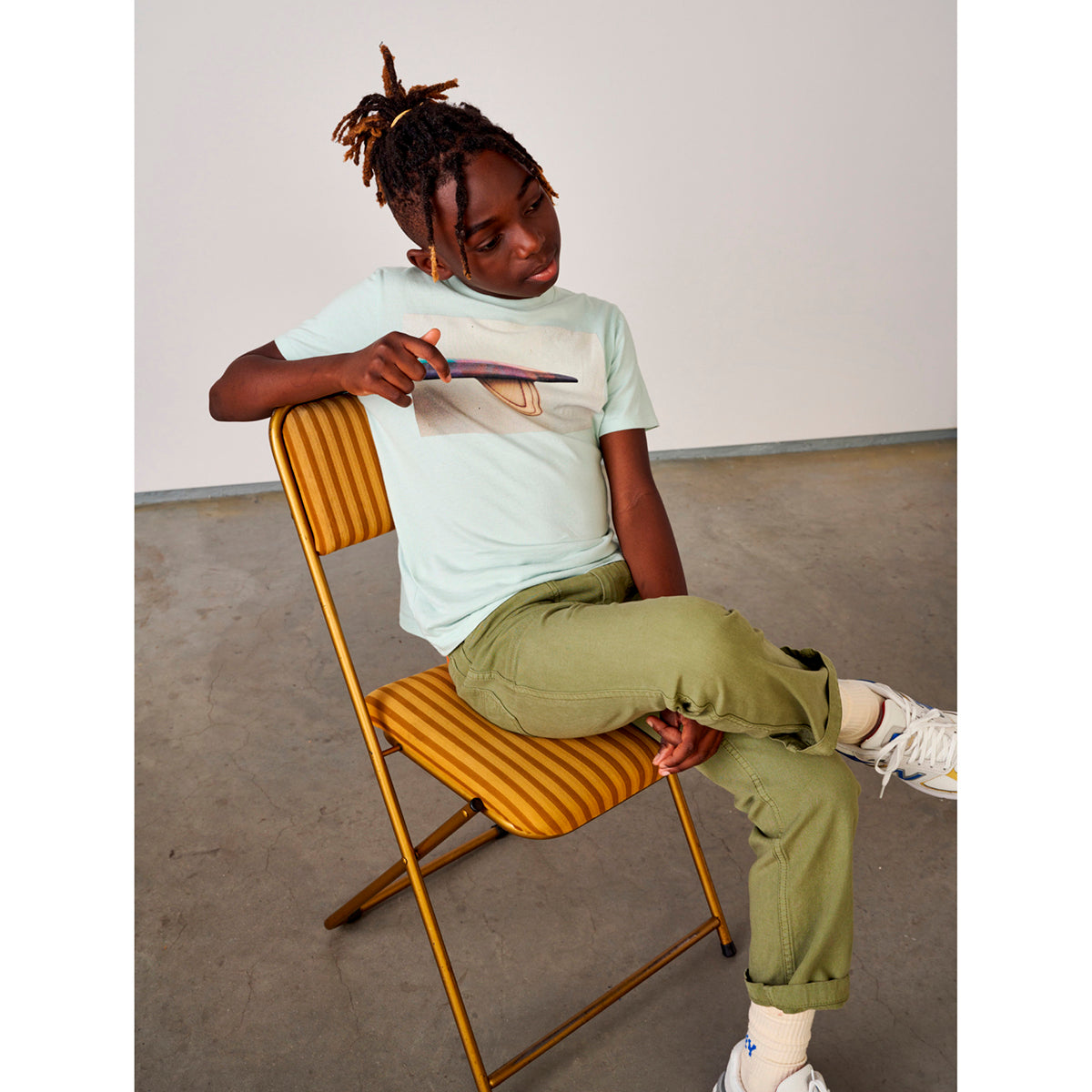 kids t-shirt from bellerose with surf print