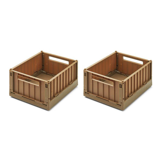 Liewood Weston Small Storage Box With Lid 2 Pack for toys