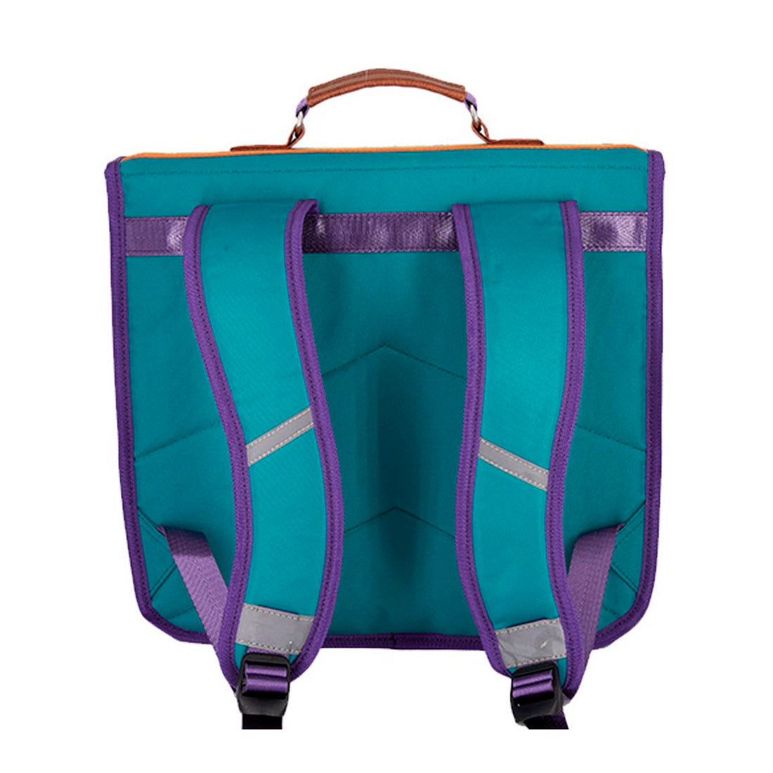 cartable petit (small school bag / satchel) with clasps, pockets, adjustable straps and top grab handle for children, kids from Leçons de Choses