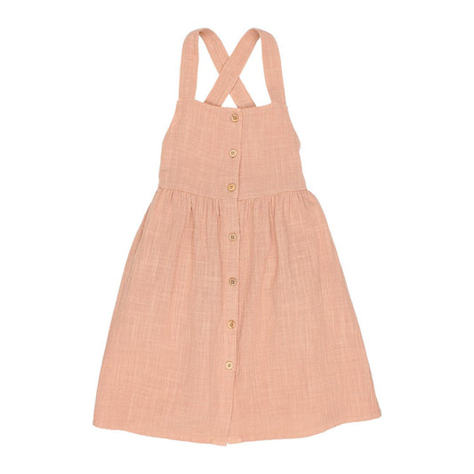 Búho Double Gauze Dungaree Dress