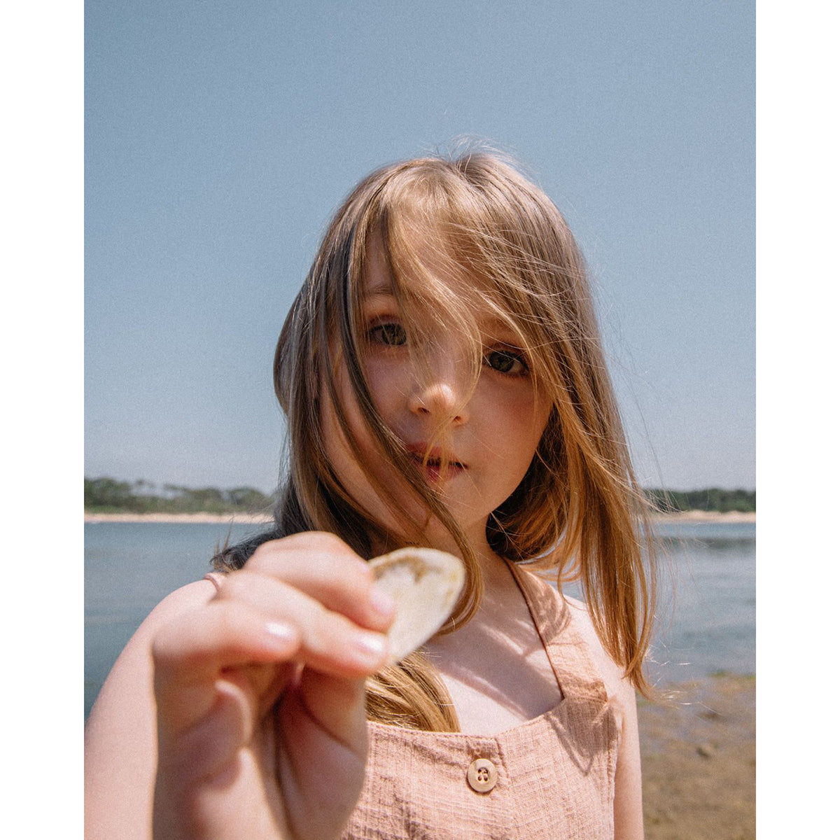 vintage pink kids dress from Búho Barcelona