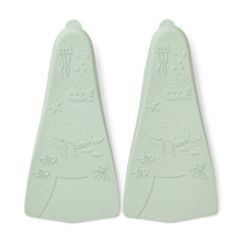 Load image into Gallery viewer, gustav swim fins with embossed soles with maritime figures from liewood for kids