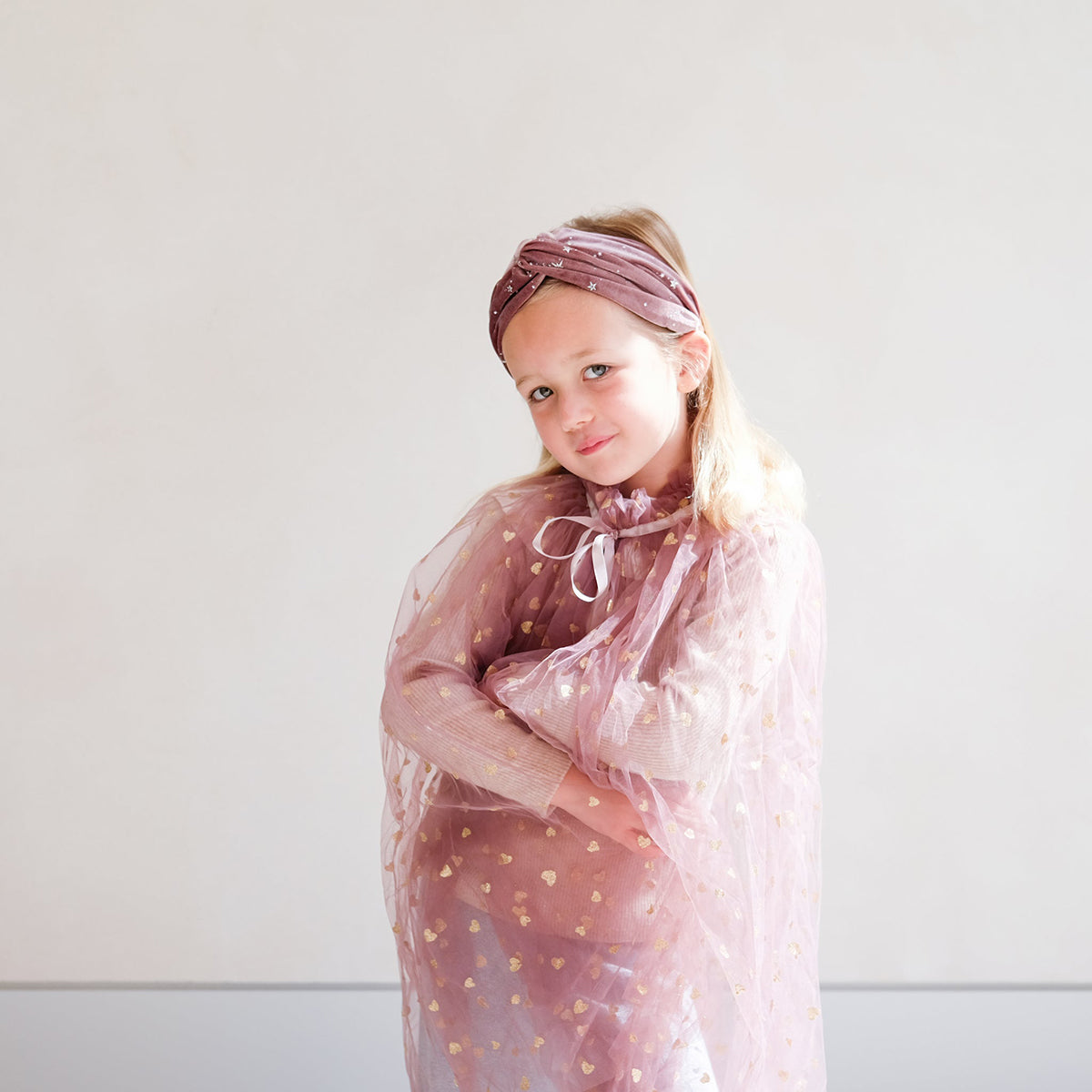 mystical velvet alice band with knotted detail from mimi & lula for kids/children
