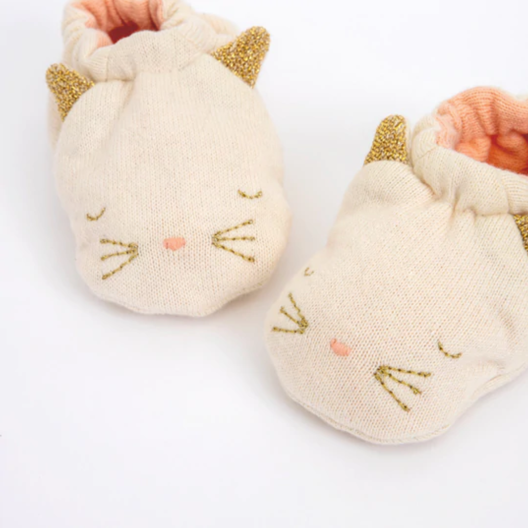 Meri Meri Cat Baby Booties Hop Like a Bunny