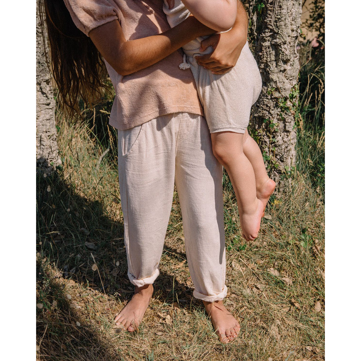 kids linen trousers from Búho Barcelona