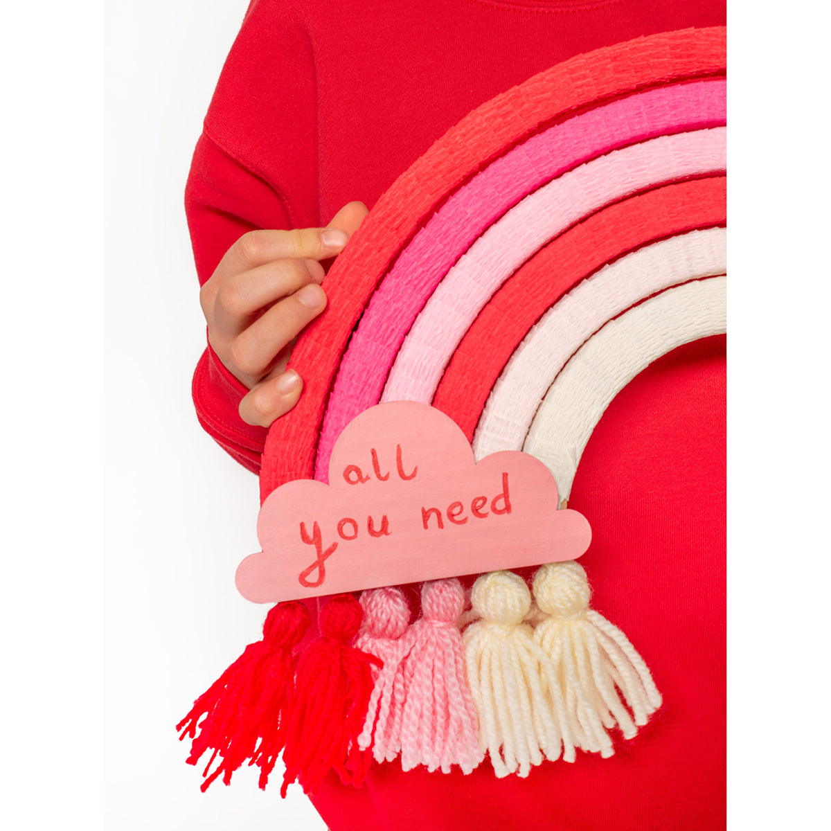 eco friendly cardboard rainbow diy from koko cardboards for kids