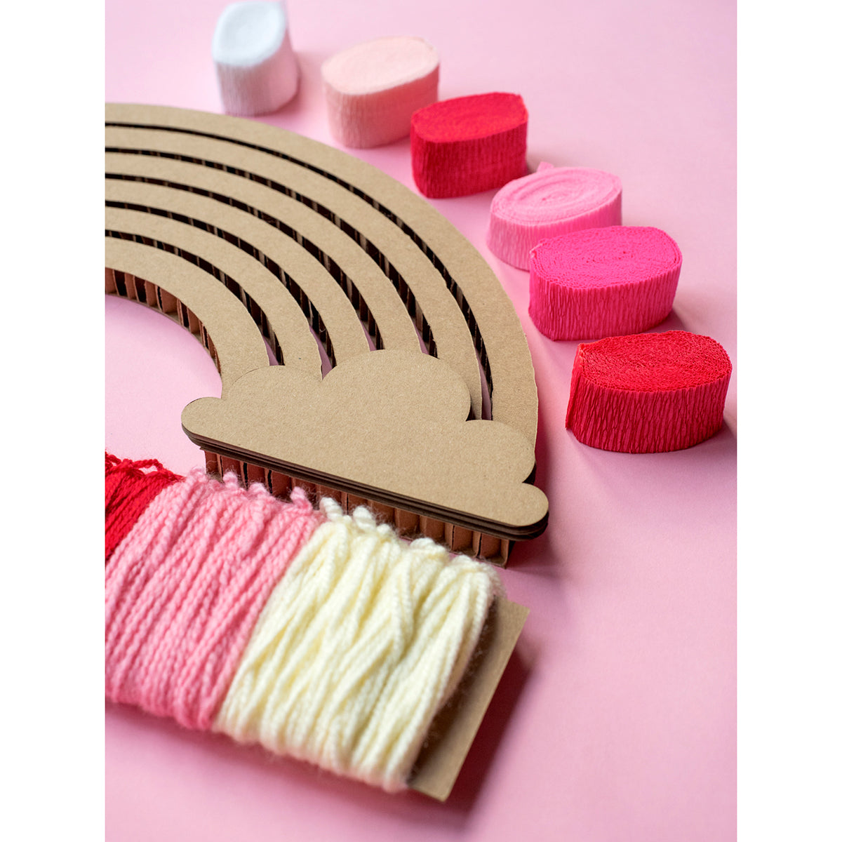 Koko Cardboards DIY Rainbow - Valentines for kids