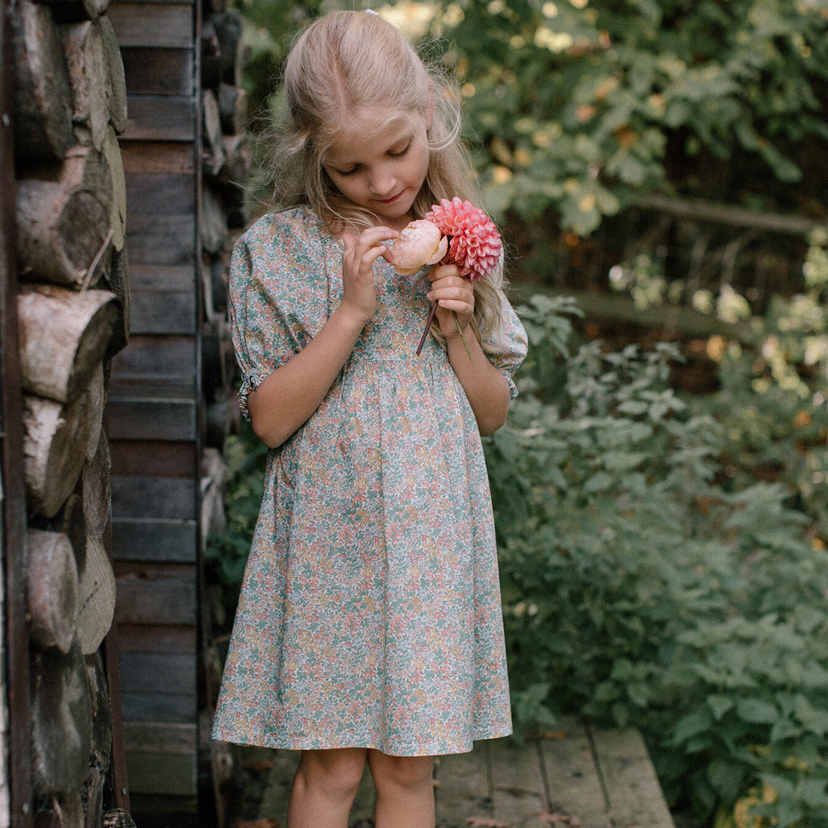 marbles dress with Empire line for toddlers, kids/children from nellie quats