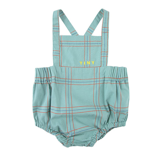 Tiny Cottons Check Braces Bloomer
