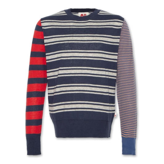 AO76 Striped C-Neck Jumper