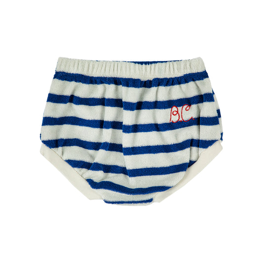 Bobo Choses Blue Stripes Terry Bloomer