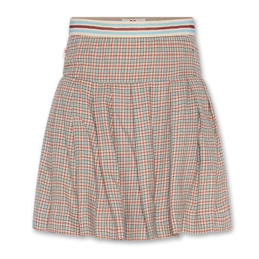 AO76 Sada Red Check Skirt