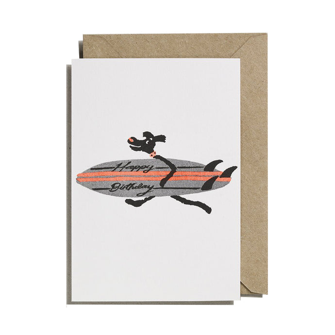Petra Boase Rascals Cards - Surfing Dog