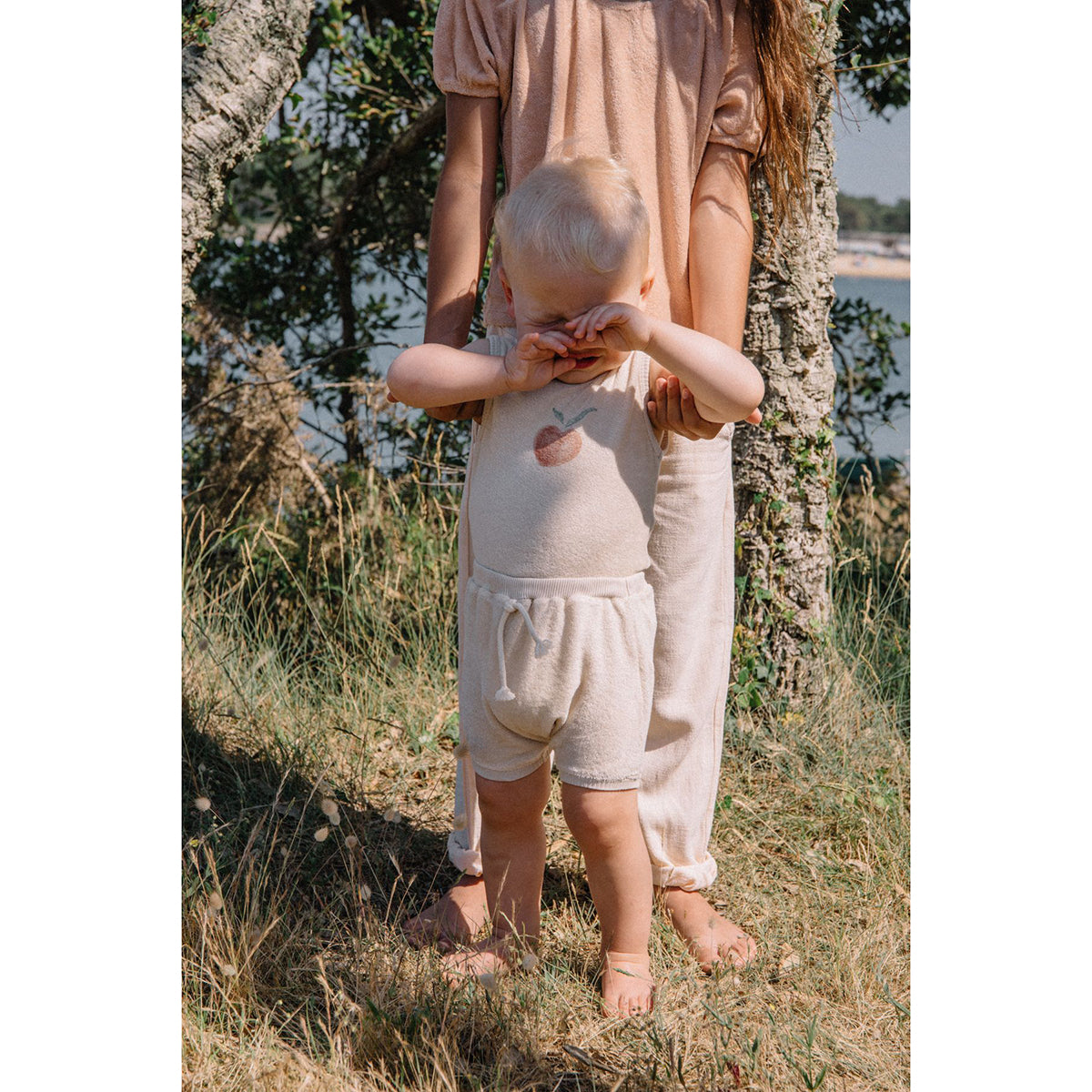 terry cloth tank top for babies from búho barcelona