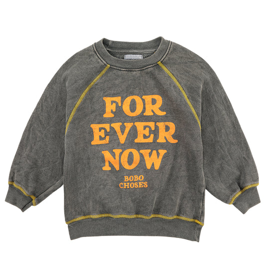 Bobo Choses Forever Now Yellow Sweatshirt
