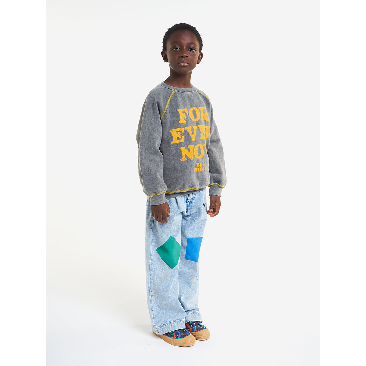 Bobo Choses Forever Now Yellow Sweatshirt