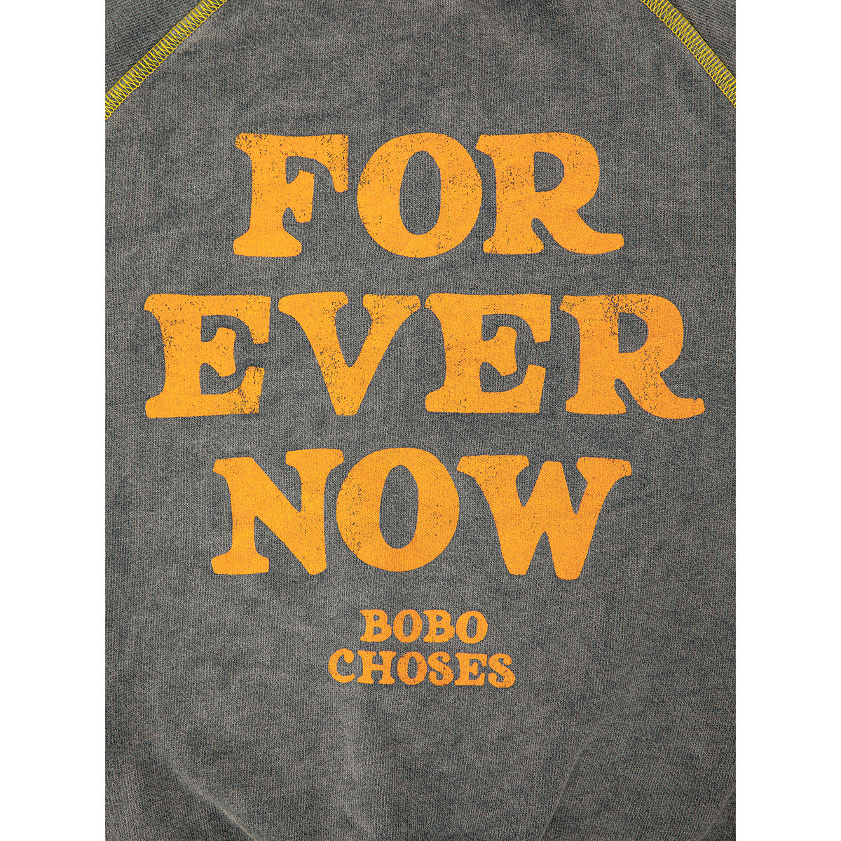 Bobo Choses Forever Now Yellow Sweatshirt