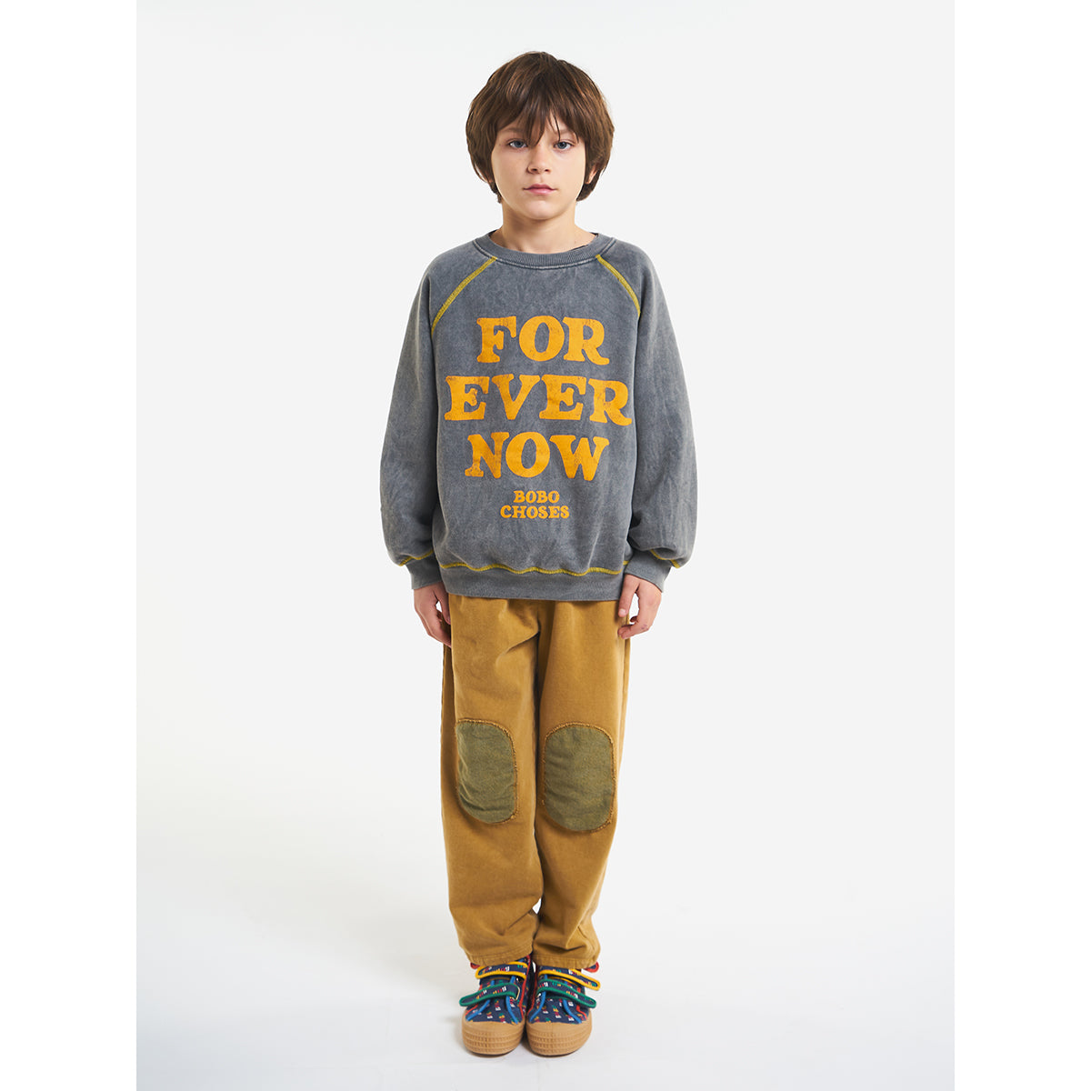 Bobo Choses Forever Now Yellow Sweatshirt
