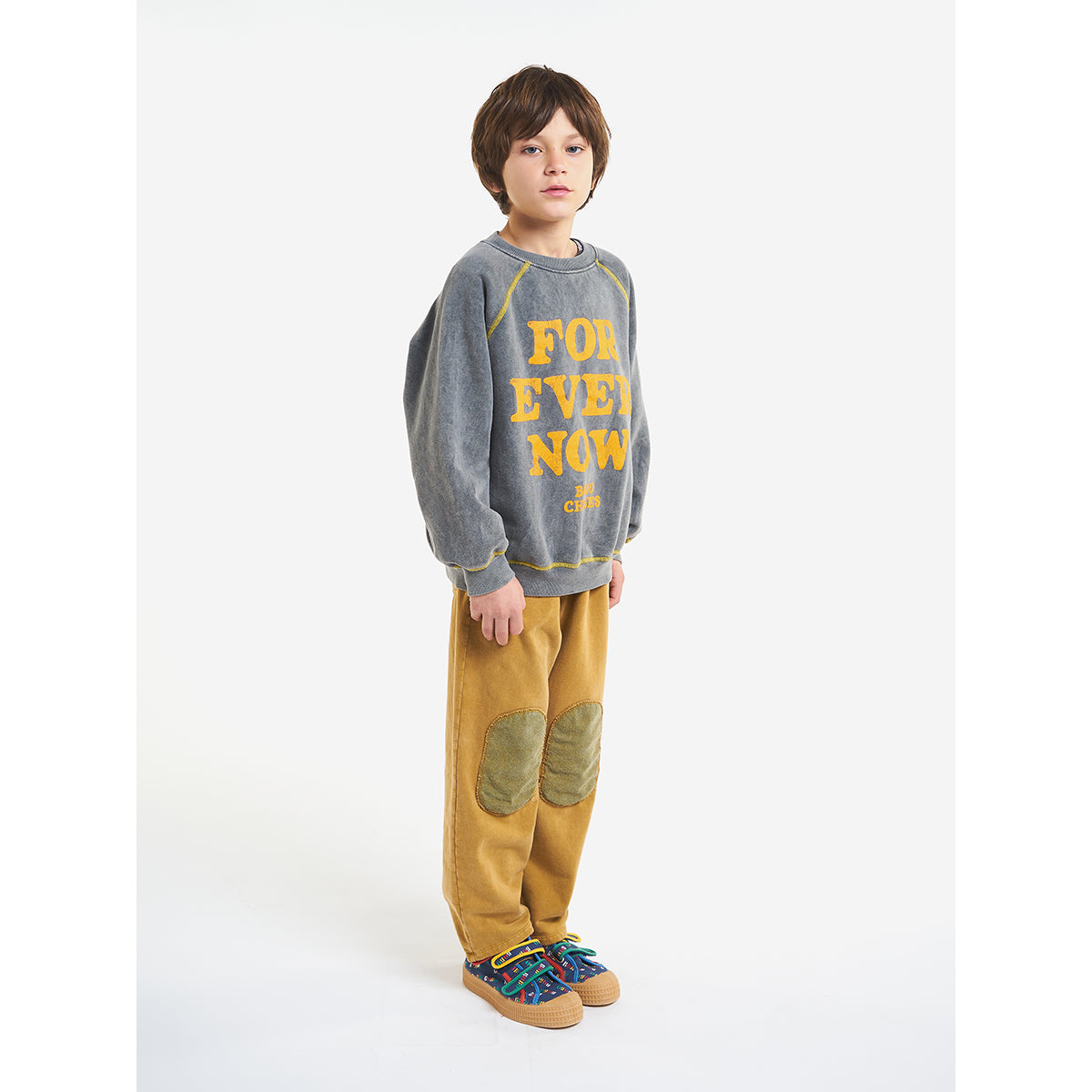 Bobo Choses Forever Now Yellow Sweatshirt