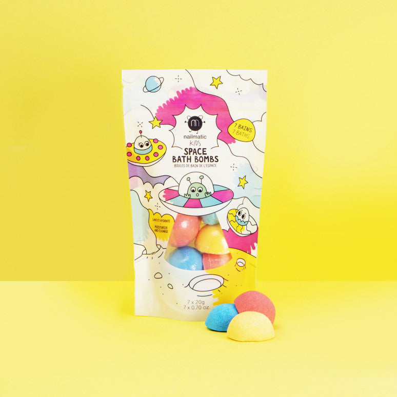 Space bath bombs for kids from nailmatic kids