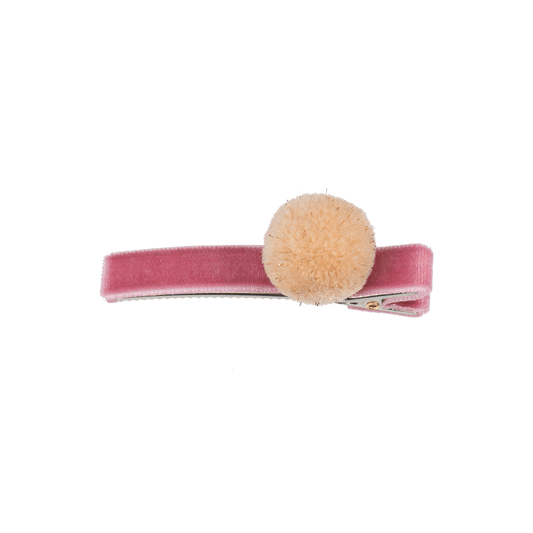 Bon Dep Alligator Clip With Pom Pom