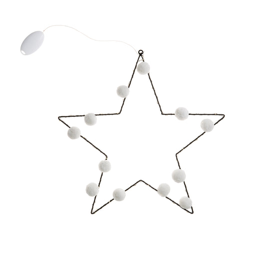 Pom Pom Galore Star Led Light