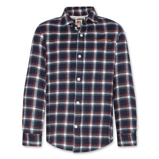 AO76 Tim Navy Check Shirt