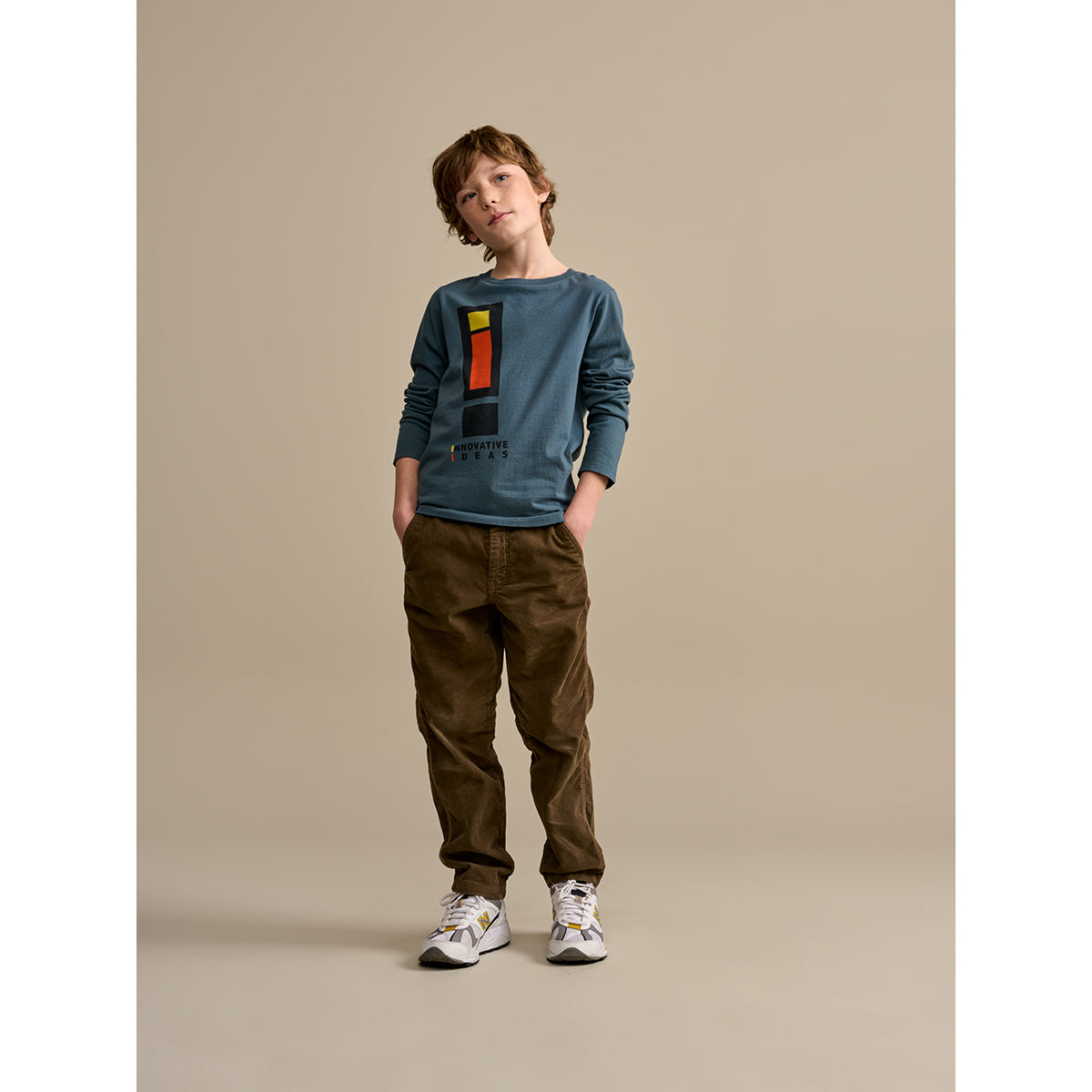 kenno long sleeve t-shirt in the colour DOVE/blue from bellerose for kids/children and teens/teenagers