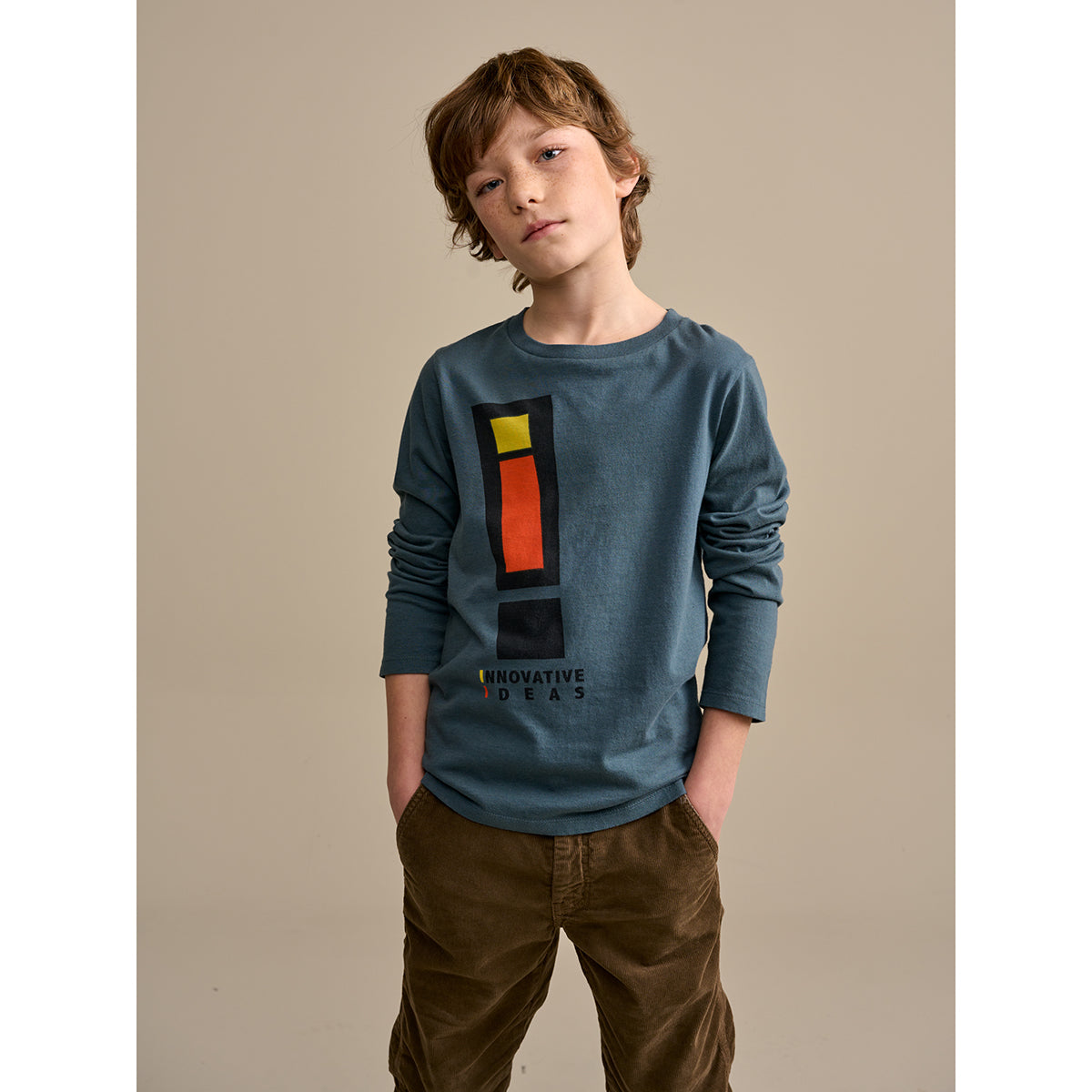 kenno long sleeve t-shirt in a regular cut from bellerose for kids/children and teens/teenagers
