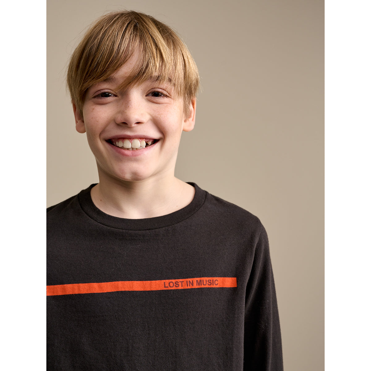 all-organic eco-friendly brushed cotton jersey kenno long sleeve t-shirt from bellerose for kids/children and teens/teenagers