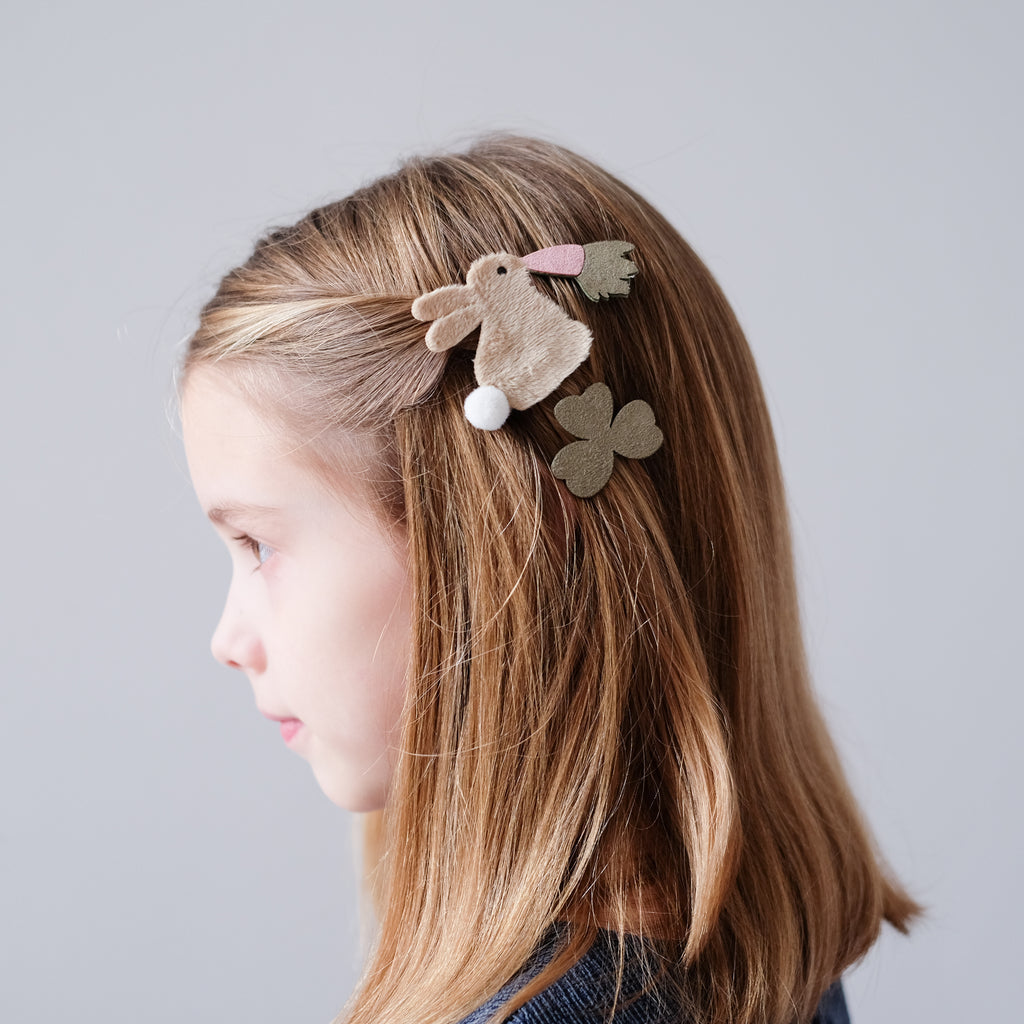 Mimi & Lula Spring Bunny Clip Set for kids