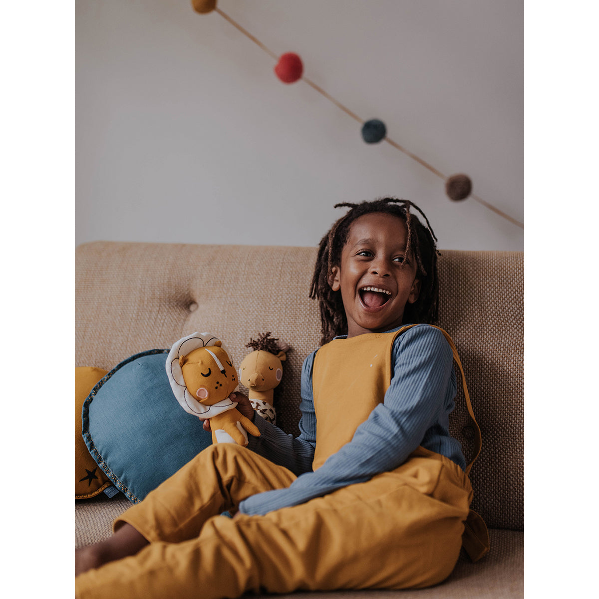 Picca Loulou Lion Louie In Gift Box for boys/girls