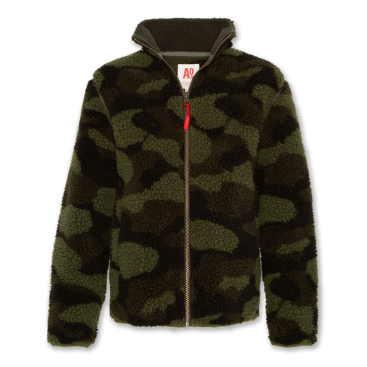 AO76 Camo Teddy Zip-Up