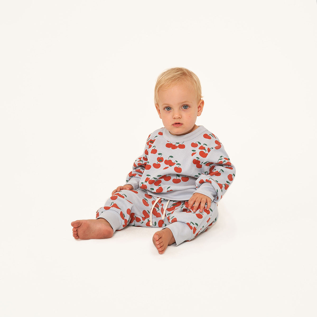 Tiny Cottons Cherries Baby Sweatpants supima cotton