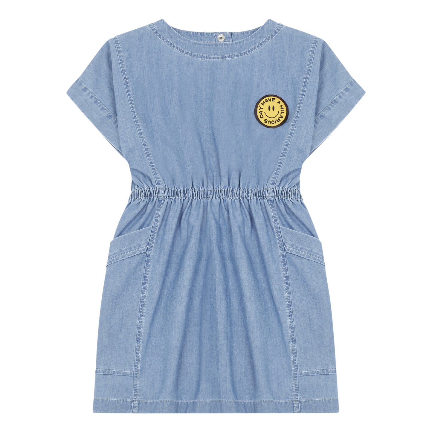 Hundred Pieces Chambray Mini Dress