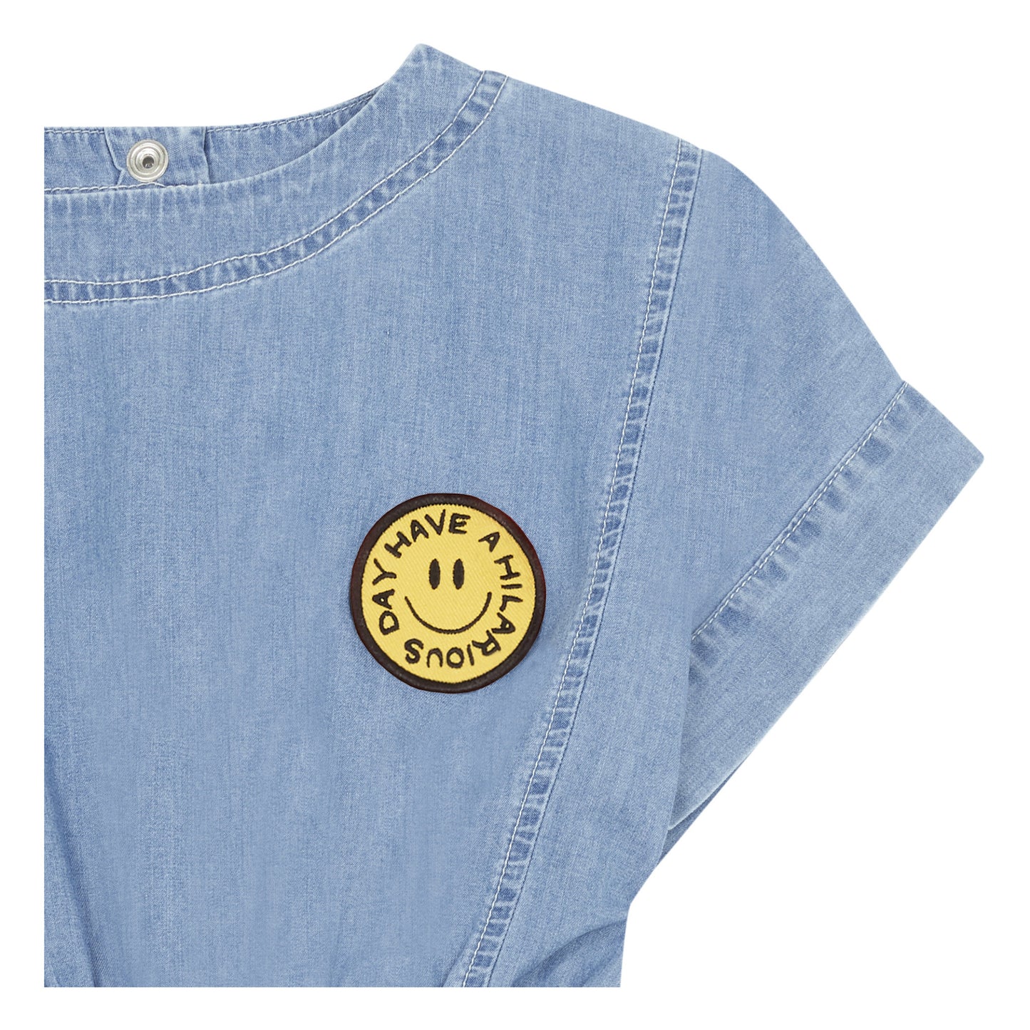 Hundred Pieces Chambray Mini Dress