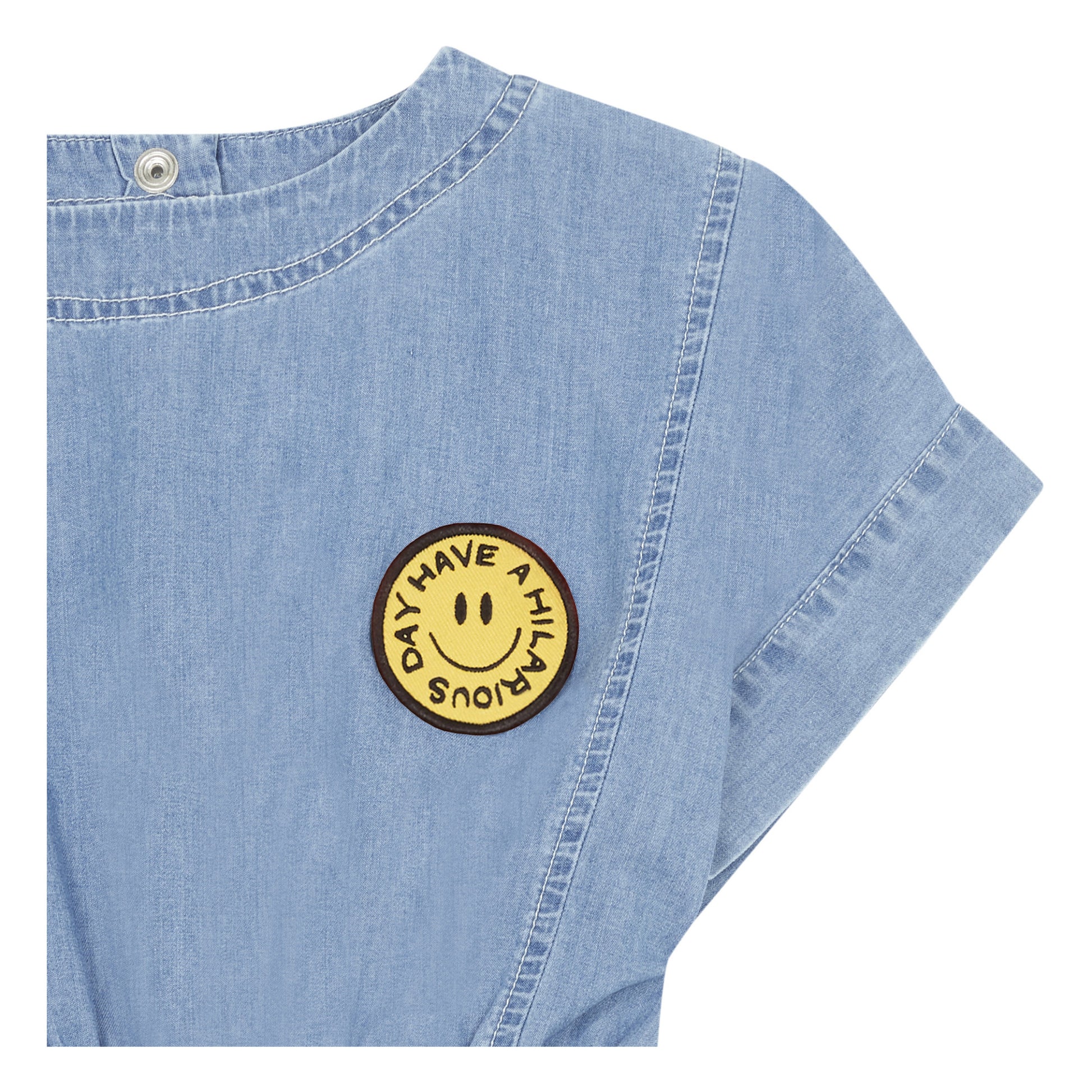 Hundred Pieces Chambray Mini Dress