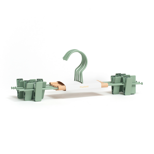 Mustard Made Adult Clip Hanger in Sage