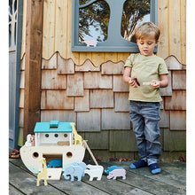 Load image into Gallery viewer, Tender Leaf Toys Noah&#39;s Wooden Ark in 25 pieces from tender leaf toys