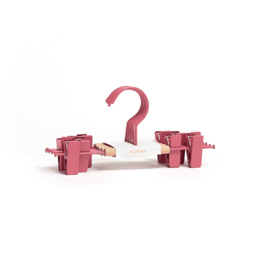 Mustard Made Clip Hanger in Berry