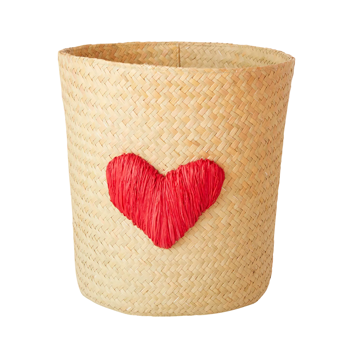 Rice Raffia Small Raffia Basket - Natural