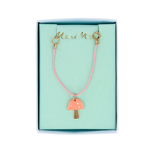 Meri Meri Enamel Mushroom Necklace