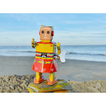 Load image into Gallery viewer, sunset robot tin toy from mr &amp; mrs tin for kids/children