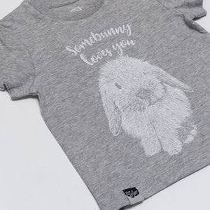 Lion Of Leisure Bunny T-shirt for babies